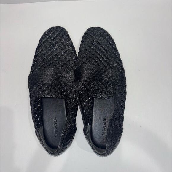 Vince Davis Raffia Loafers in Black – Men’s Size 8.5 (EU 39) - Picture 2 of 15